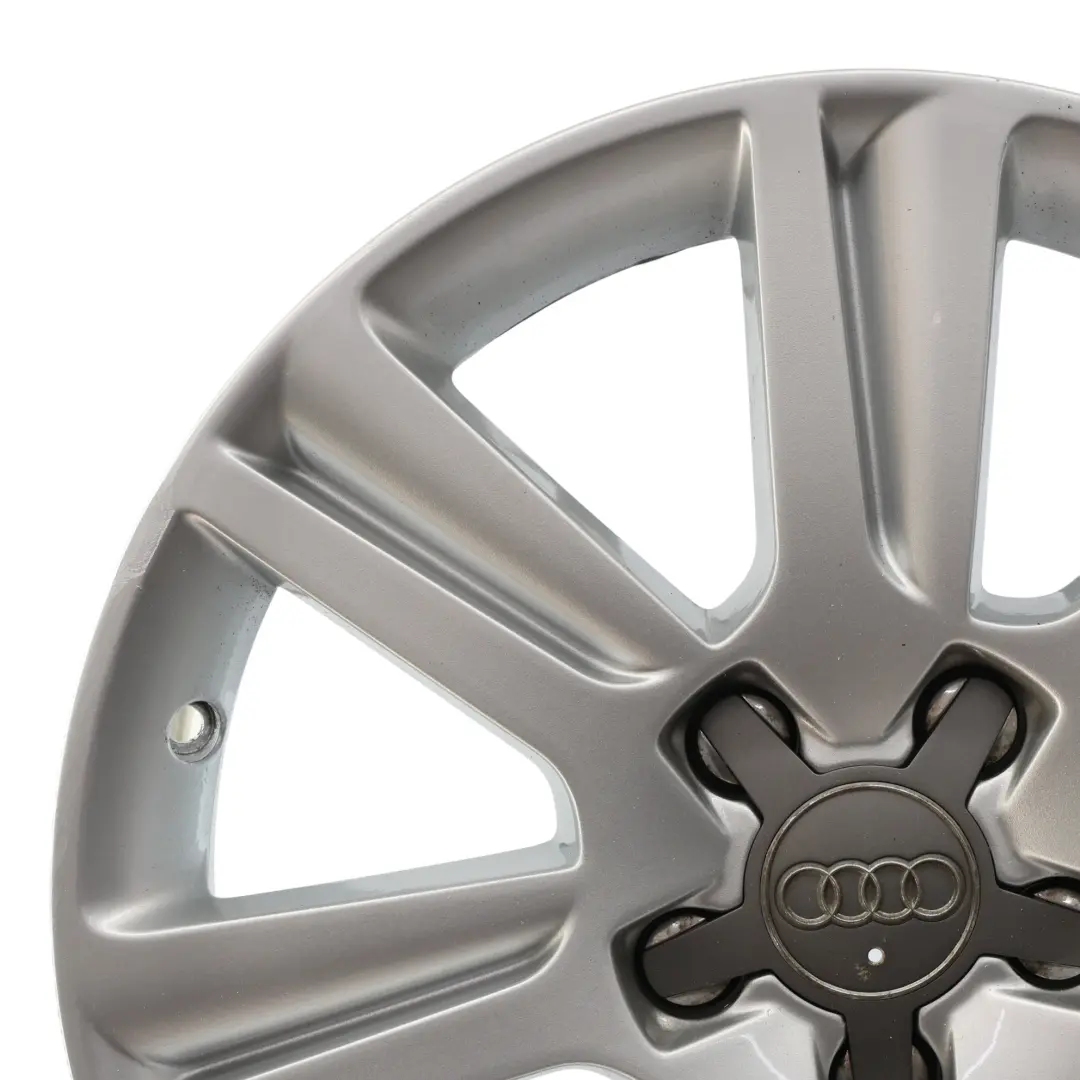 Audi A4 B8 Silver Wheel Alloy Rim 17" ET:45 7,5J - SKU 8K0601025B-4 - Part number 8K0601025B