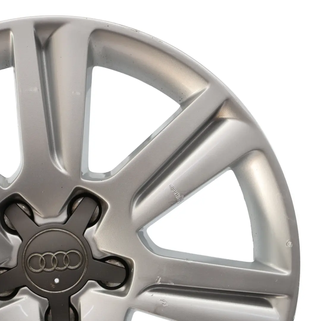 Audi A4 B8 Silver Wheel Alloy Rim 17" ET:45 7,5J - SKU 8K0601025B-4 - Part number 8K0601025B