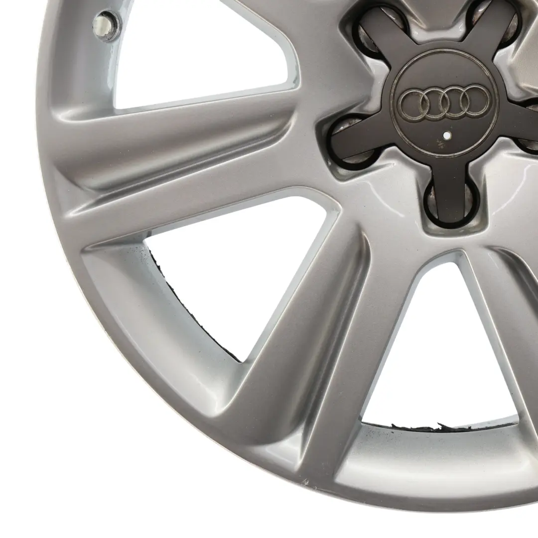 Audi A4 B8 Silver Wheel Alloy Rim 17" ET:45 7,5J - SKU 8K0601025B-4 - Part number 8K0601025B