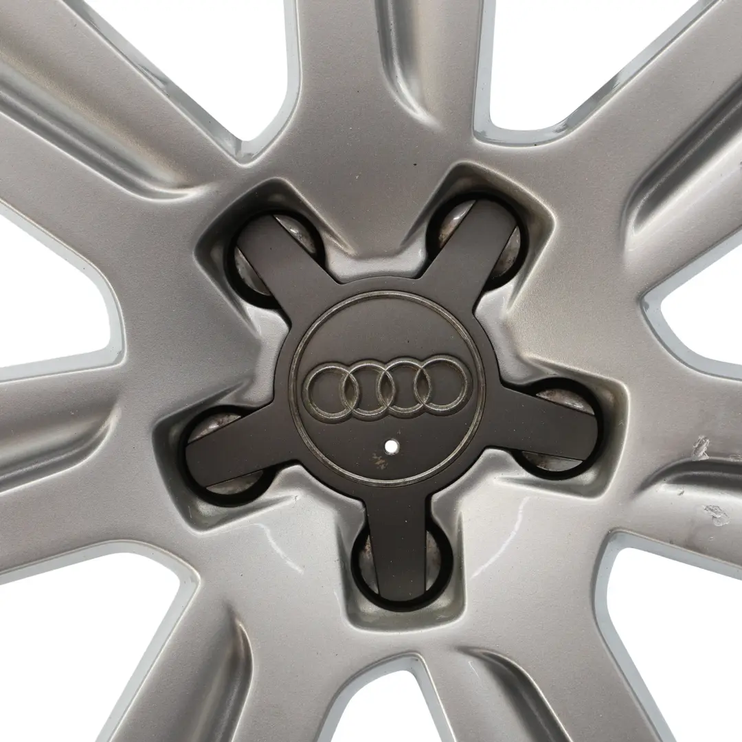 Audi A4 B8 Silver Wheel Alloy Rim 17" ET:45 7,5J - SKU 8K0601025B-4 - Part number 8K0601025B