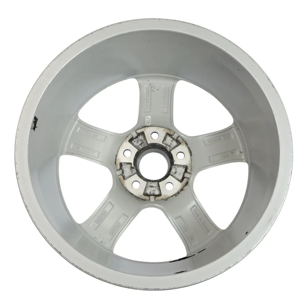 8K Silver Wheel Alloy Rim 17" ET:45 7,5J Star Spoke to Audi A4 B8 with Part number 8K0601025CE Audi A4 B8 8K Silver Wheel Alloy Rim 17" ET:45 7,5J Star Spoke - SKU 8K0601025CE-1 - Part number 8K0601025CE