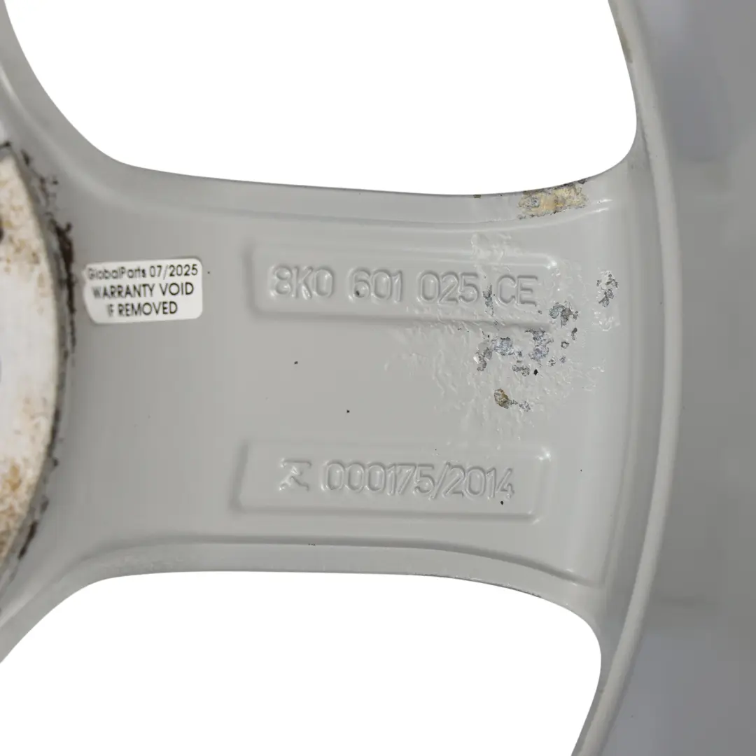 8K Silver Wheel Alloy Rim 17" ET:45 7,5J Star Spoke to Audi A4 B8 with Part number 8K0601025CE Audi A4 B8 8K Silver Wheel Alloy Rim 17" ET:45 7,5J Star Spoke - SKU 8K0601025CE-1 - Part number 8K0601025CE