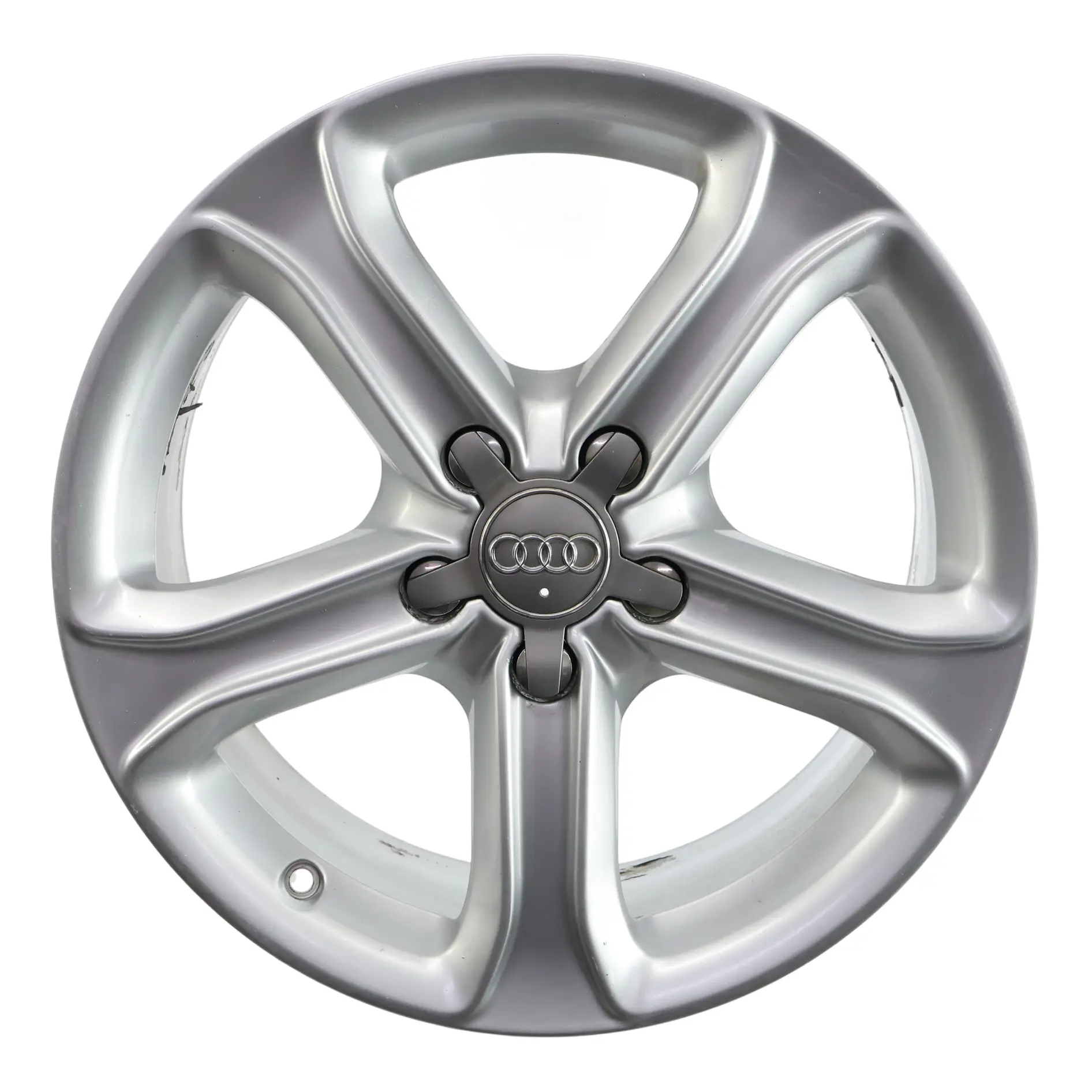 Audi A4 B8 8K Jante En Alliage Argenté 17" ET:45 7,5J Rayons Étoile 8K0601025CE