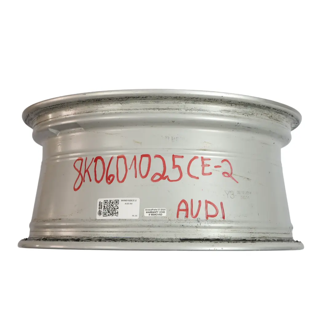 Audi A4 B8 8K Silver Wheel Alloy Rim 17" ET:45 7,5J Star Spoke - SKU 8K0601025CE-2 - Part number 8K0601025CE
