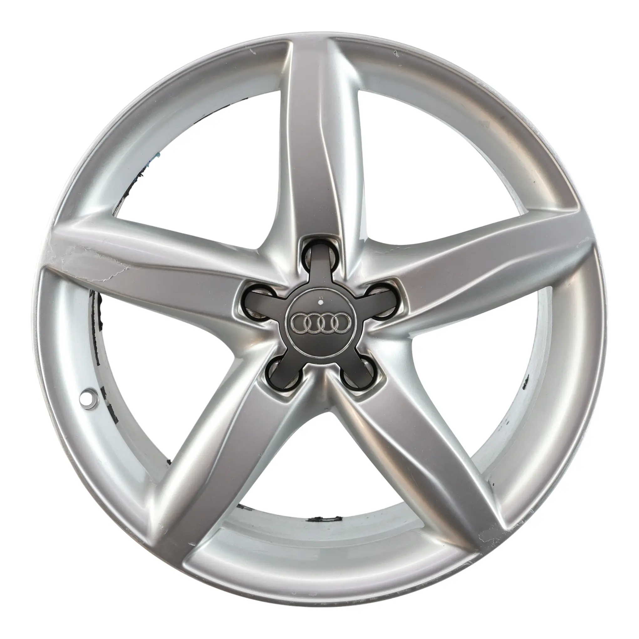 Audi A4 B8 A5 8T Wheel Rim Alloy Silver 18" 8J ET:47 8K0601025D