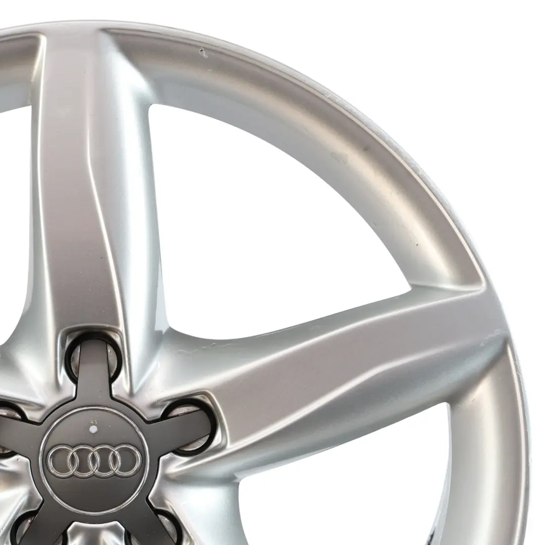 Audi A4 B8 A5 8T Wheel Rim Alloy Silver 18" 8J ET:47 - SKU 8K0601025D-1 - Part number 8K0601025D