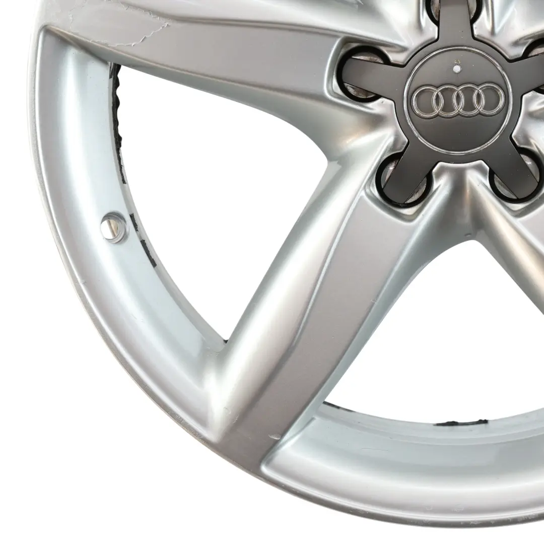 Cerchio Ruota In Lega Argento 18" 8J ET:47 per Audi A4 B8 A5 8T con numero di parte 8K0601025D Audi A4 B8 A5 8T Cerchio Ruota In Lega Argento 18" 8J ET:47 - SKU 8K0601025D-1 - Numero di parte 8K0601025D