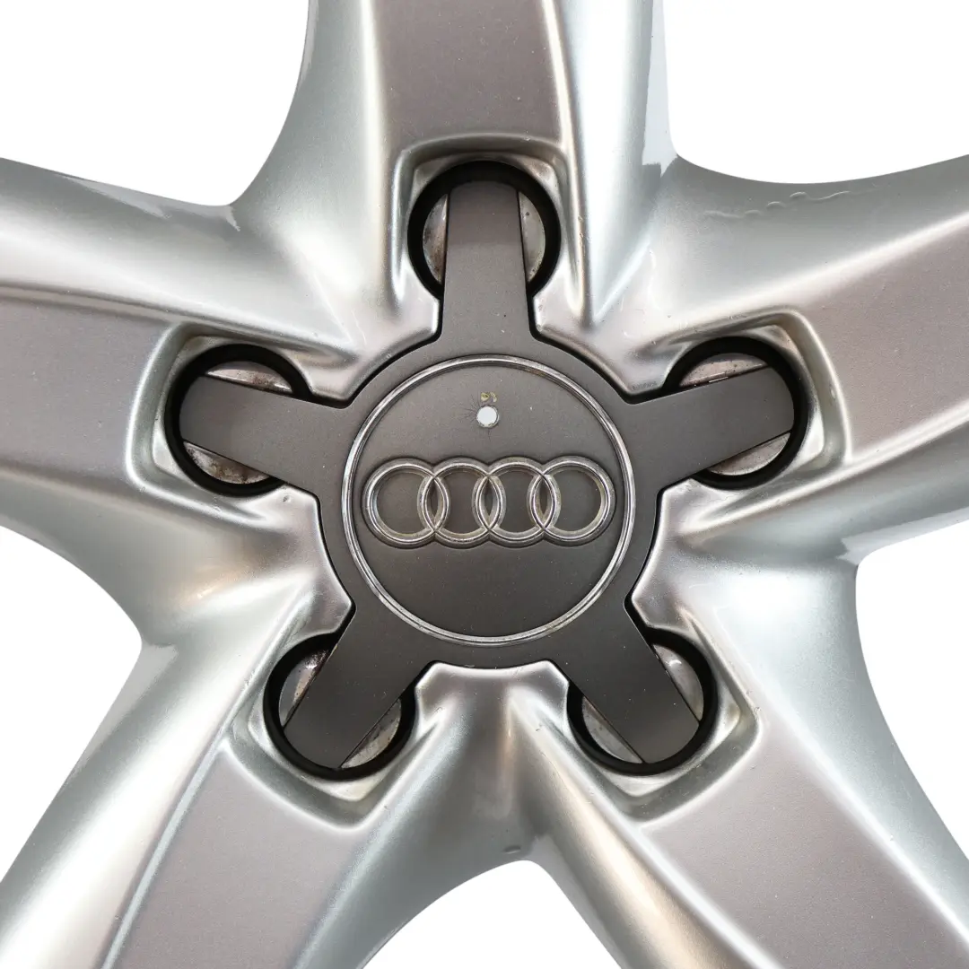 Audi A4 B8 A5 8T Wheel Rim Alloy Silver 18" 8J ET:47 - SKU 8K0601025D-1 - Part number 8K0601025D