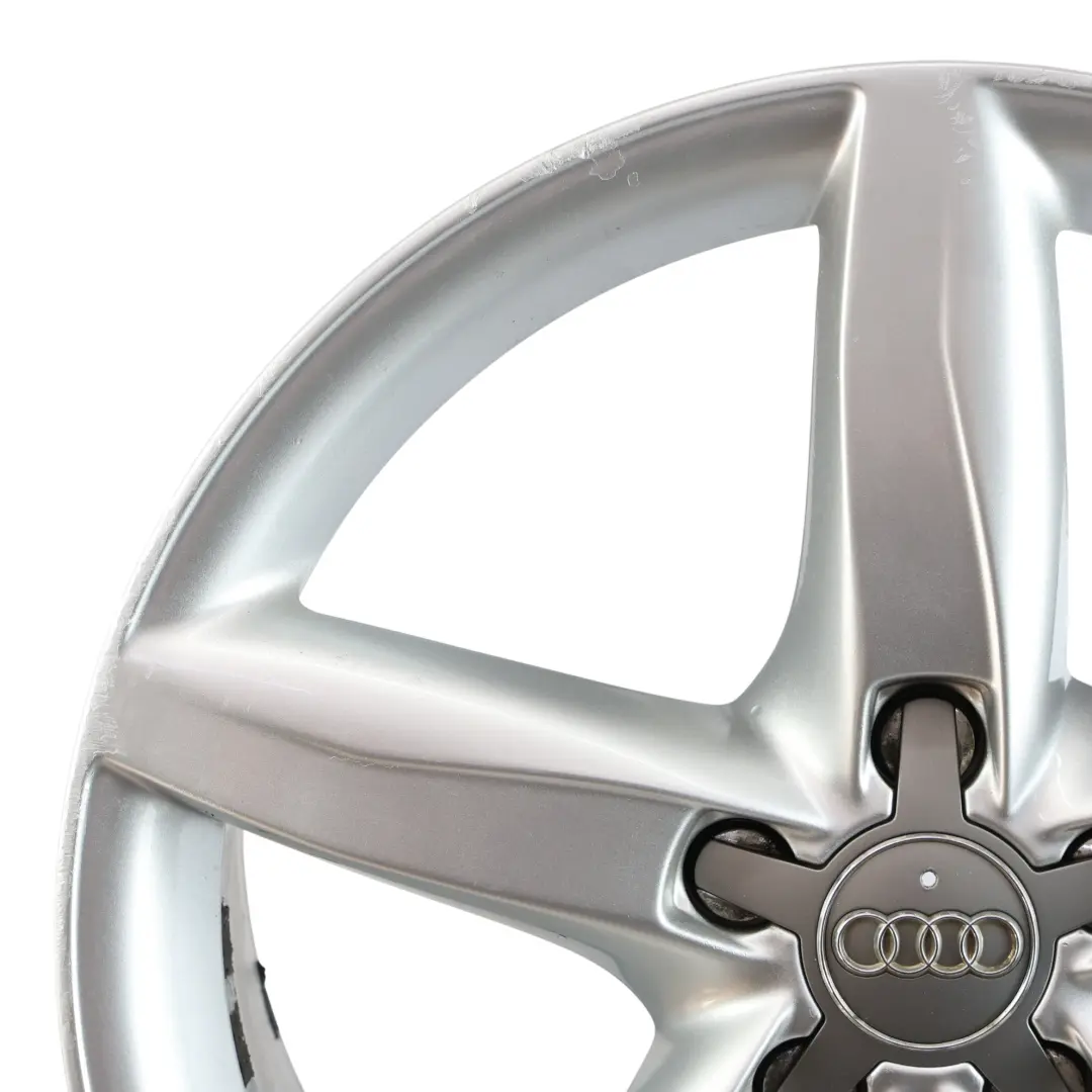Audi A4 B8 A5 8T Cerchio Ruota In Lega Argento 18" 8J ET:47 - SKU 8K0601025D-2 - Numero di parte 8K0601025D