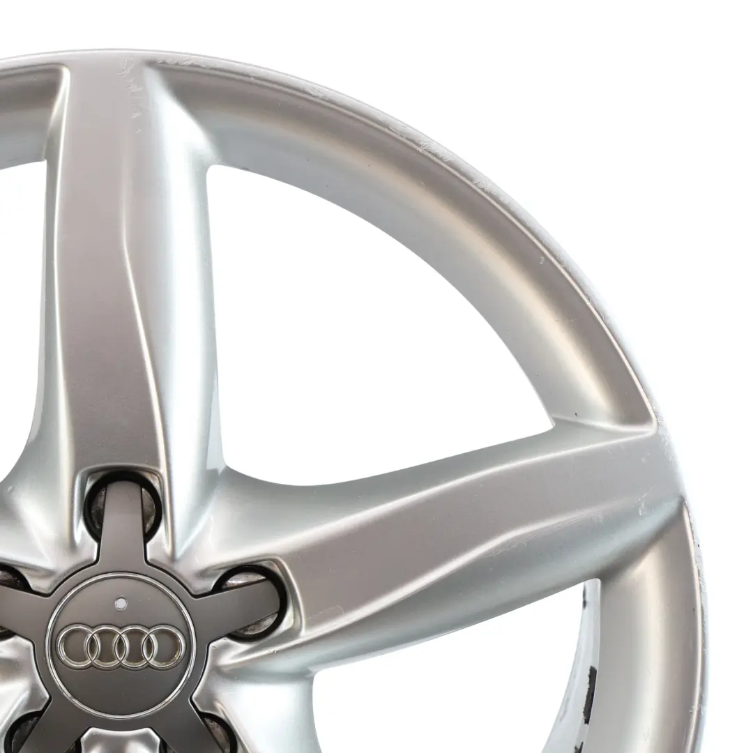 Rim Alloy Silver 18" 8J ET:47 to Audi A4 B8 A5 8T Wheel with Part number 8K0601025D Audi A4 B8 A5 8T Wheel Rim Alloy Silver 18" 8J ET:47 - SKU 8K0601025D-2 - Part number 8K0601025D