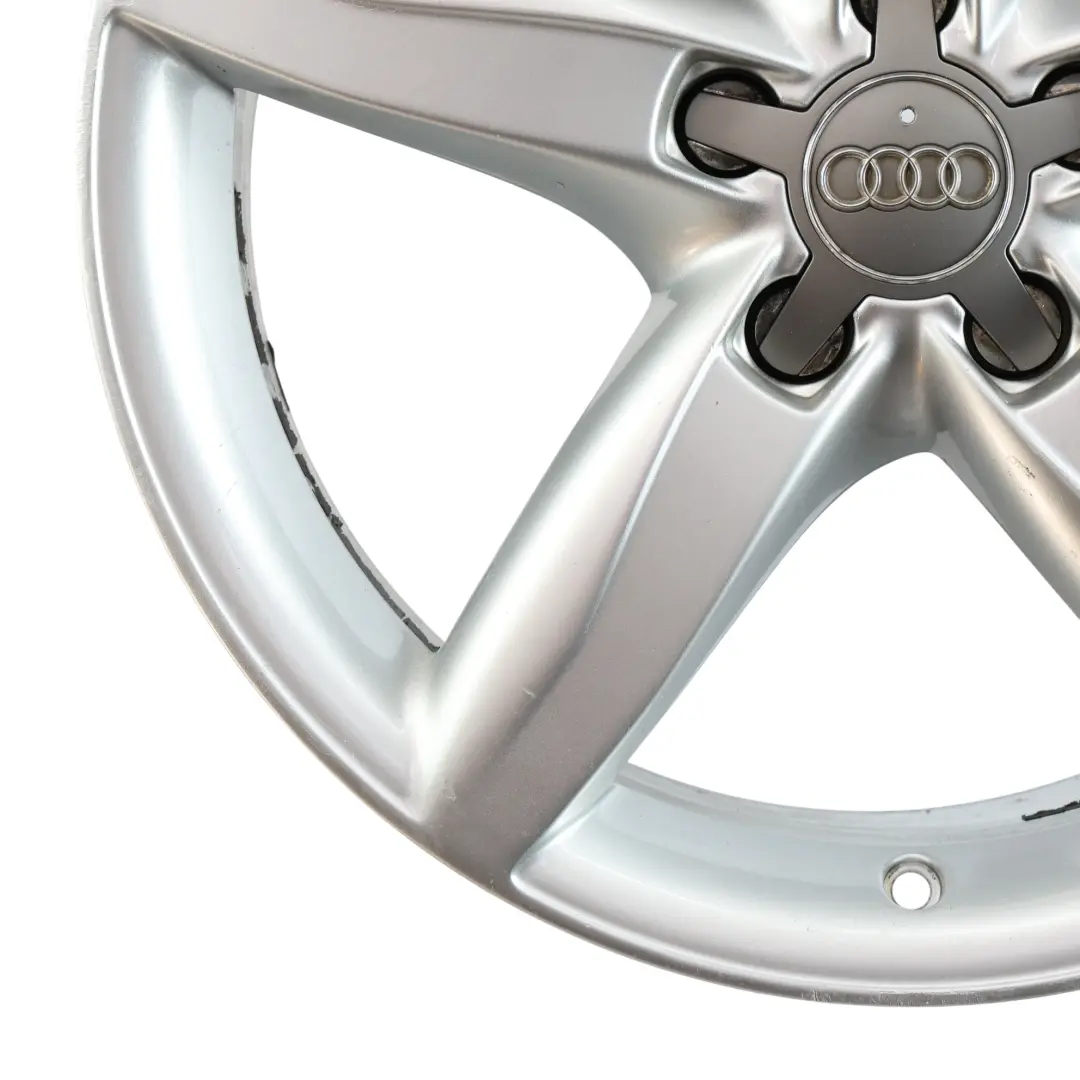Alufelge Silber 18" 8J ET:47 für Audi A4 B8 A5 8T mit Teilenummer 8K0601025D Audi A4 B8 A5 8T Alufelge Silber 18" 8J ET:47 - SKU 8K0601025D-2 - Teilenummer 8K0601025D
