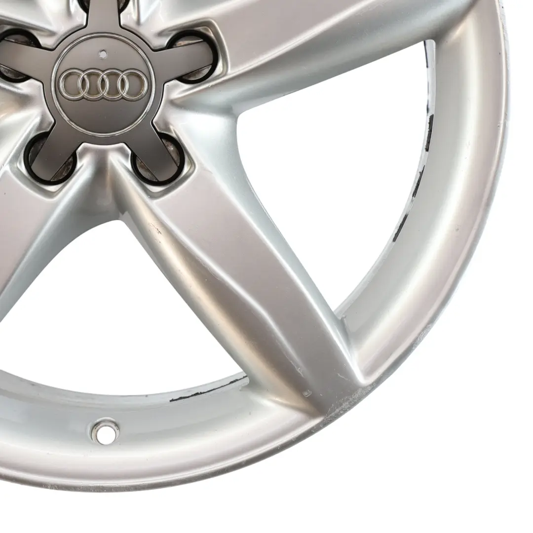 Alufelge Silber 18" 8J ET:47 für Audi A4 B8 A5 8T mit Teilenummer 8K0601025D Audi A4 B8 A5 8T Alufelge Silber 18" 8J ET:47 - SKU 8K0601025D-2 - Teilenummer 8K0601025D
