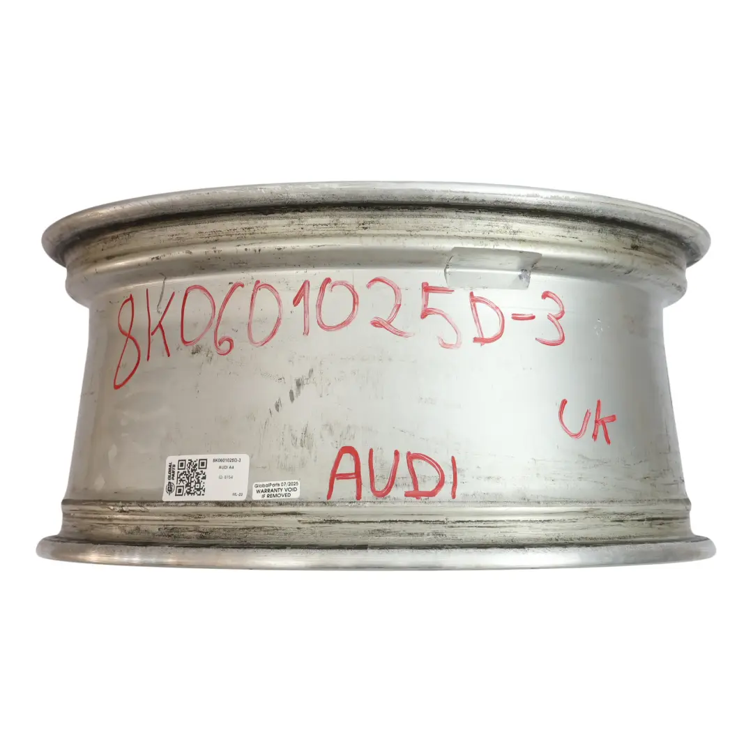 Alloy Rim 18" 8J ET:47 to Audi A4 B8 A5 8T Silver Wheel with Part number 8K0601025D Audi A4 B8 A5 8T Silver Wheel Alloy Rim 18" 8J ET:47 - SKU 8K0601025D-3 - Part number 8K0601025D