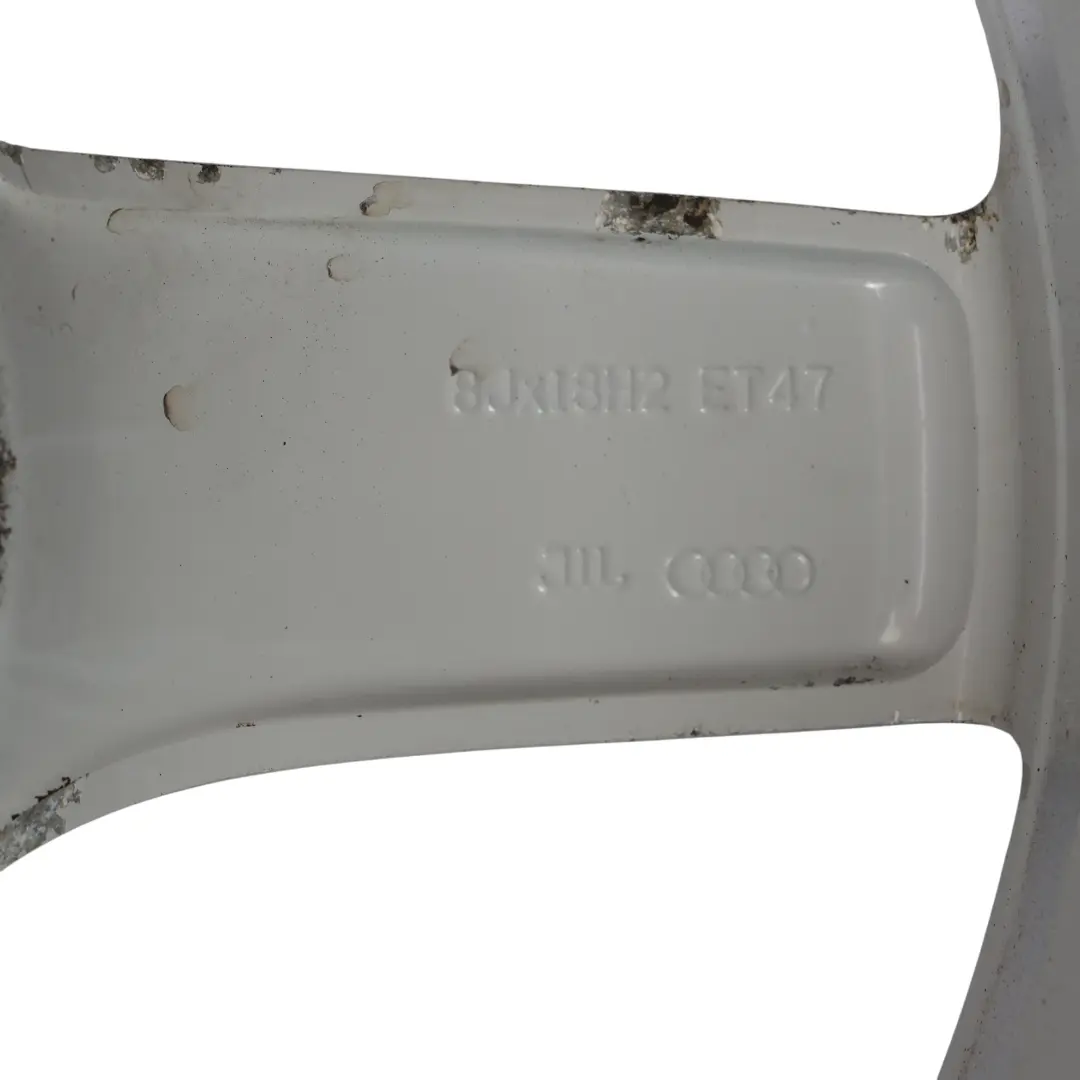 Alloy Rim 18" 8J ET:47 to Audi A4 B8 A5 8T Silver Wheel with Part number 8K0601025D Audi A4 B8 A5 8T Silver Wheel Alloy Rim 18" 8J ET:47 - SKU 8K0601025D-3 - Part number 8K0601025D