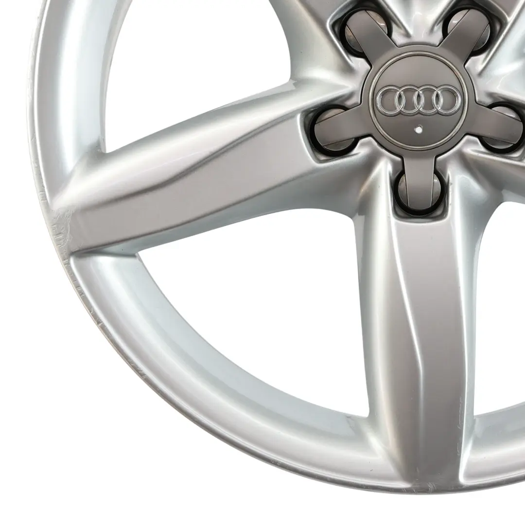 Alloy Rim 18" 8J ET:47 to Audi A4 B8 A5 8T Silver Wheel with Part number 8K0601025D Audi A4 B8 A5 8T Silver Wheel Alloy Rim 18" 8J ET:47 - SKU 8K0601025D-3 - Part number 8K0601025D