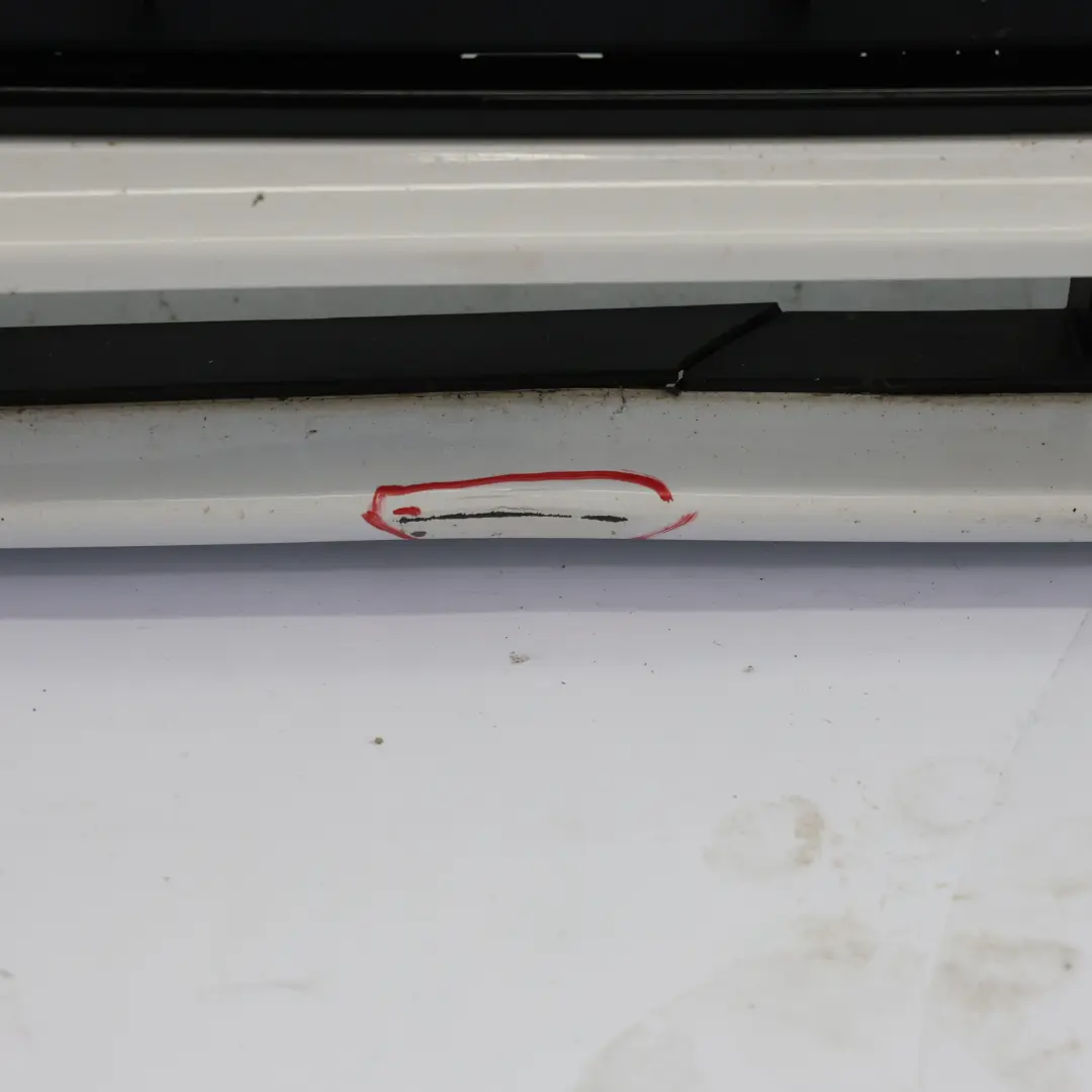 Front Bumper Trim Panel Covering PDC Ibis White - Y9C to Audi A4 B8 with Part number 8K0807065F Audi A4 B8 Front Bumper Trim Panel Covering PDC Ibis White - Y9C - SKU 8K0807065F-IWH - Part number 8K0807065F