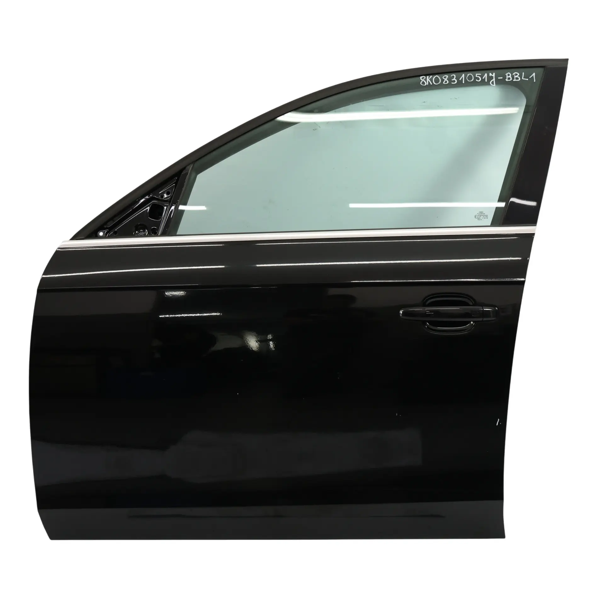 Audi A4 B8 Front Door Left N/S Brilliant Black Metallic - Y9B