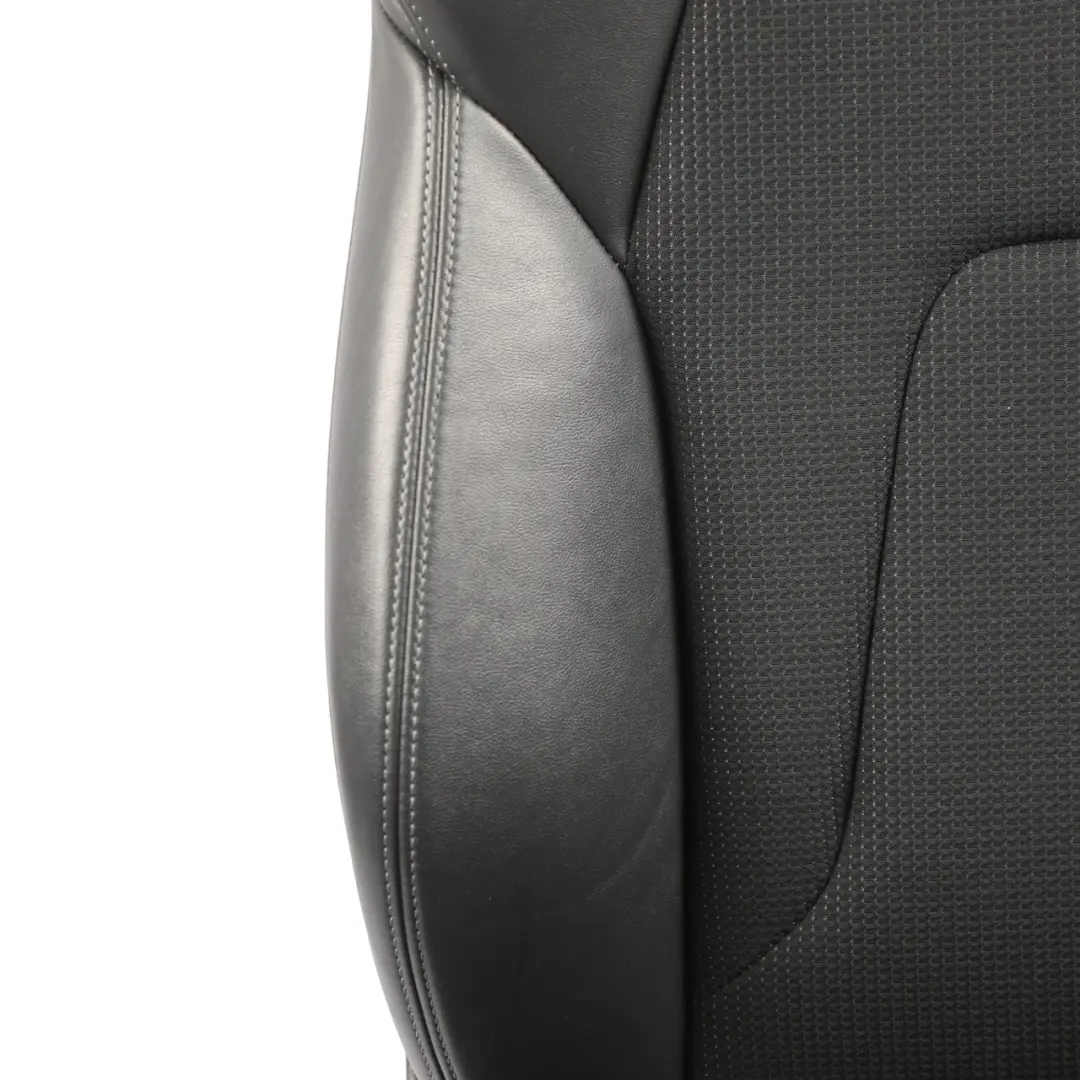 Audi A4 B8 8K Sport Front Seat S-Line Half Leather Black Grey Left N/S - SKU 8K0881805BG - Part number 8K0881805BG