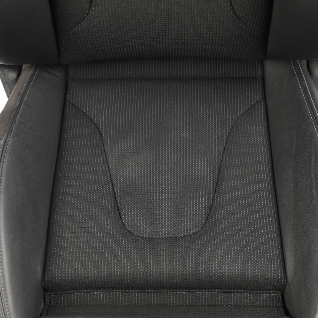 Audi A4 B8 8K Sport Front Seat S-Line Half Leather Black Grey Left N/S - SKU 8K0881805BG - Part number 8K0881805BG