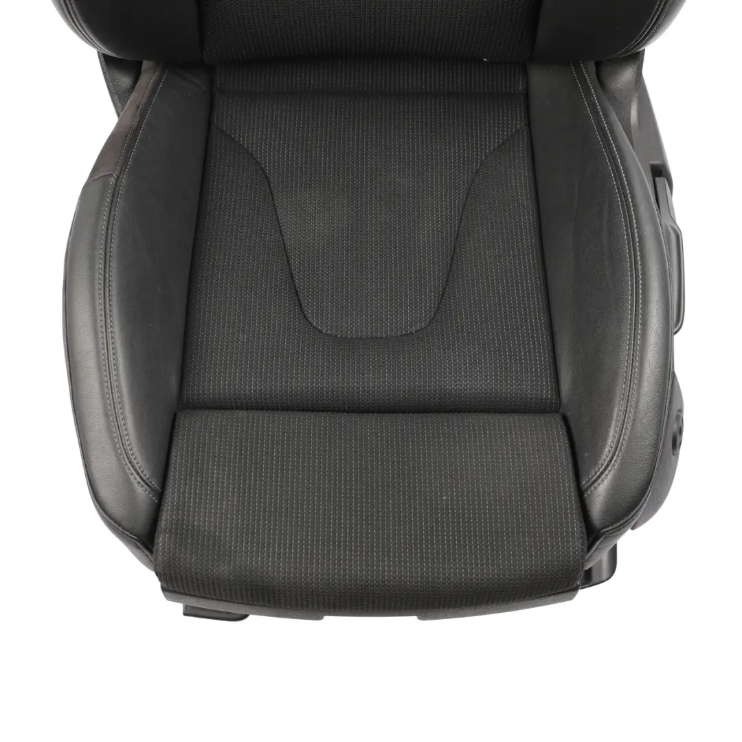 Audi A4 B8 8K Sport Sedile Anteriore S-Line Mezza Pelle Nero Grigio Sinistro - SKU 8K0881805BG - Numero di parte 8K0881805BG