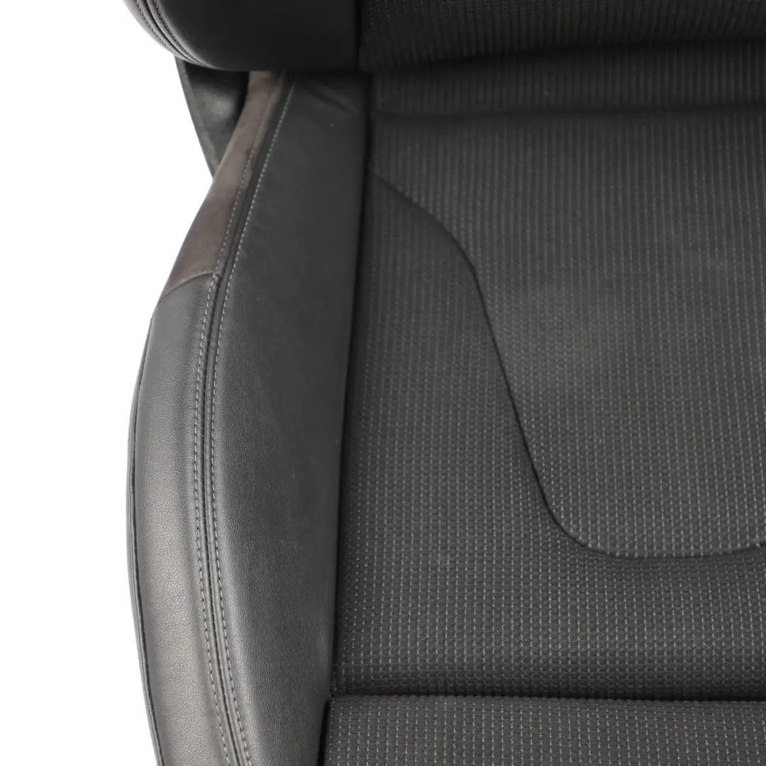Audi A4 B8 8K Sport Sedile Anteriore S-Line Mezza Pelle Nero Grigio Sinistro - SKU 8K0881805BG - Numero di parte 8K0881805BG