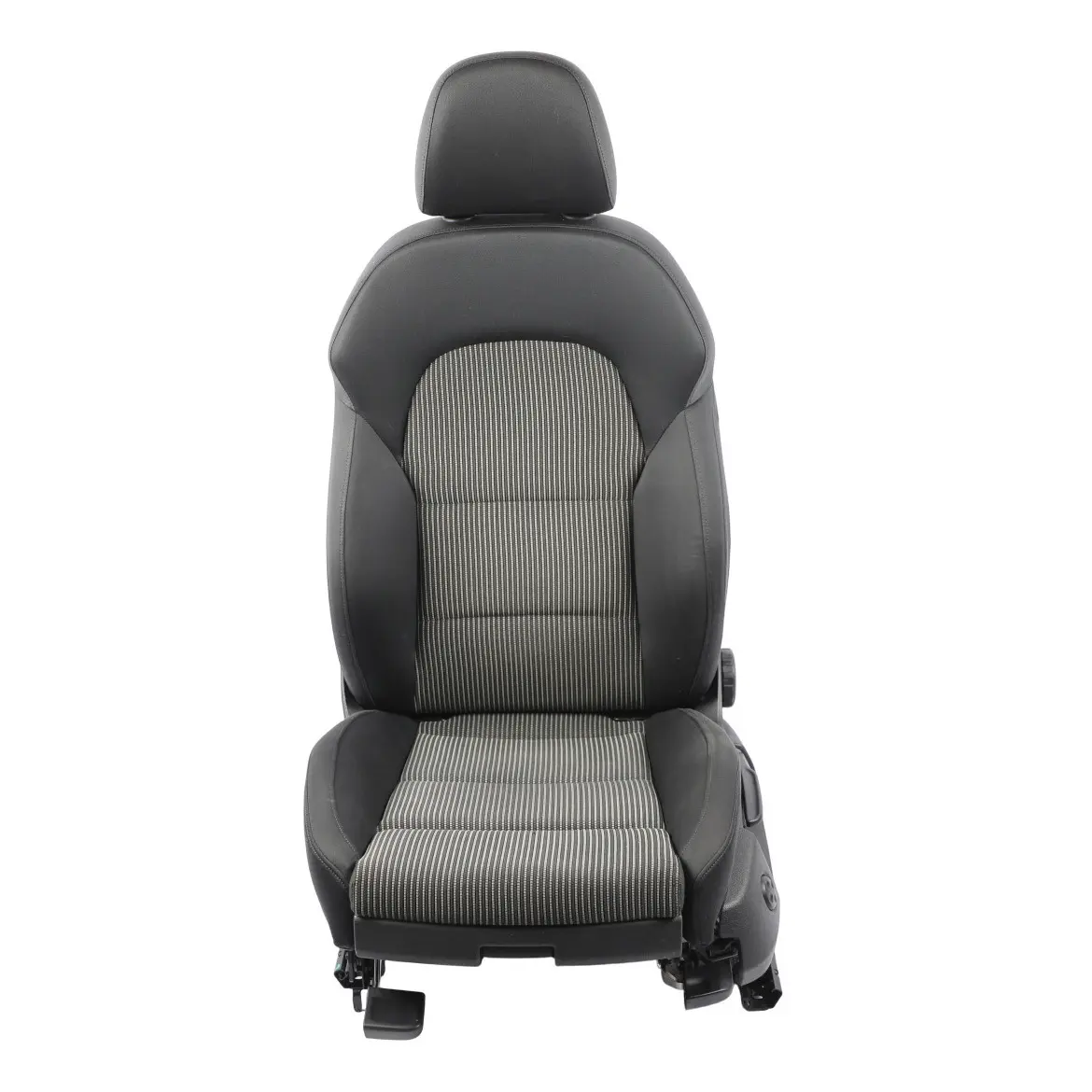 Audi A4 B8 Front Seat Sport Interior Cloth Fabric Soul Black Left N/S