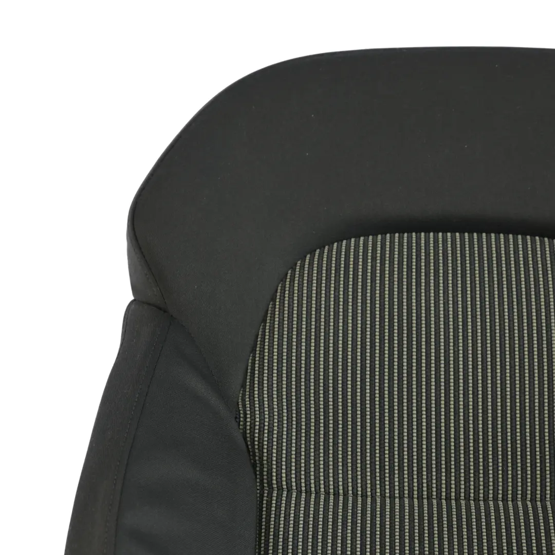 Audi A4 B8 Front Sport Seat Backrest Left N/S Interior Cloth Fabric Soul Black - SKU 8K0881805F - Part number 8K0881805F