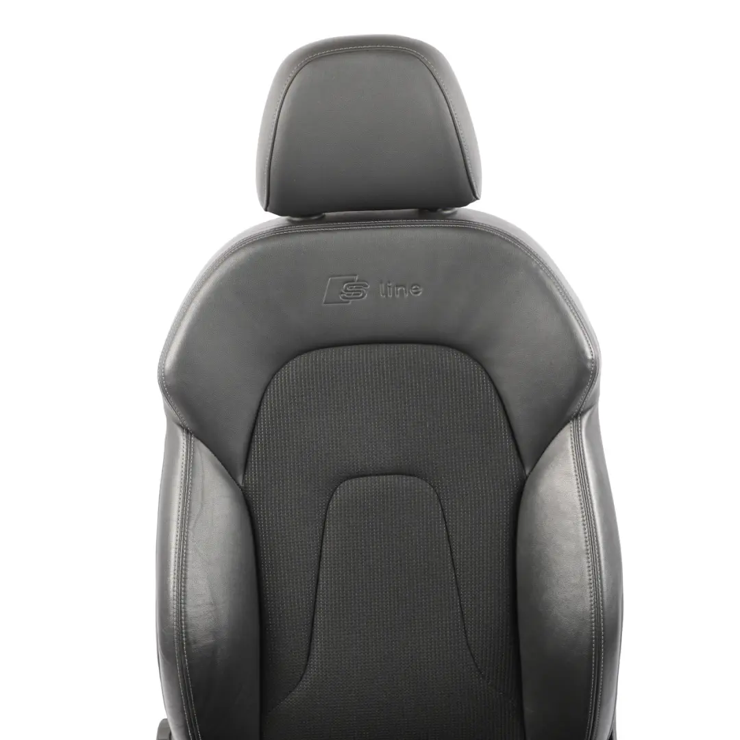 8K Siège Avant Sport S-Line Demi Cuir Noir Gris Droit pour Audi A4 B8 à propos du numéro de pièce 8K0881806BG Audi A4 B8 8K Siège Avant Sport S-Line Demi Cuir Noir Gris Droit - SKU 8K0881806BG - Numéro de pièce 8K0881806BG