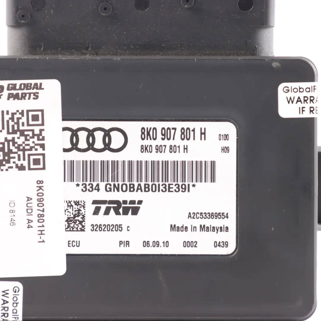 Audi A4 B8 A5 8T Parking Module Electric Brake Control Unit - SKU 8K0907801H-1 - Part number 8K0907801H