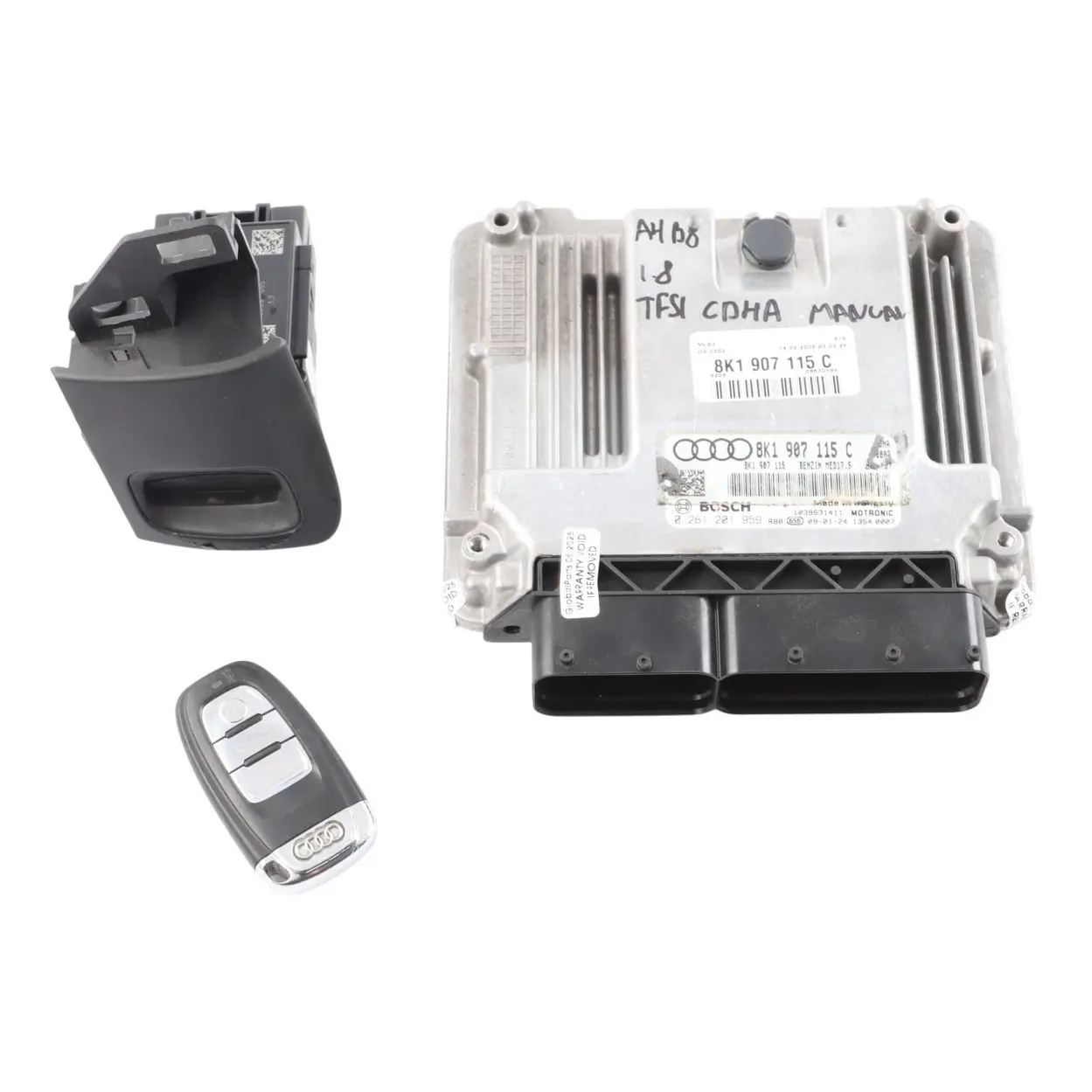 Audi A4 B8 1.8 TFSI CDHA 160HP Engine Control Unit ECU Kit 8K1907115C Manual