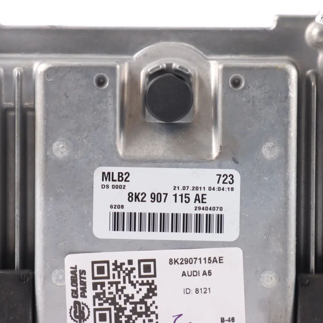 Audi A4 B8 A5 8T 2.0TFSI CDNB Quattro 180HP Engine Unit ECU Manual - SKU 8K2907115AE - Part number 8K2907115AE