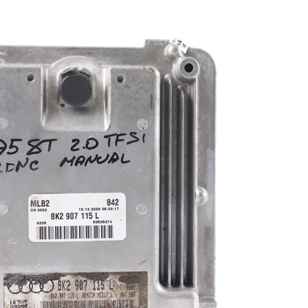 Audi A4 B8 A5 8T 8K 2.0 TFSI CDNC 211HP Engine Control ECU - SKU 8K2907115L - Part number 8K2907115L