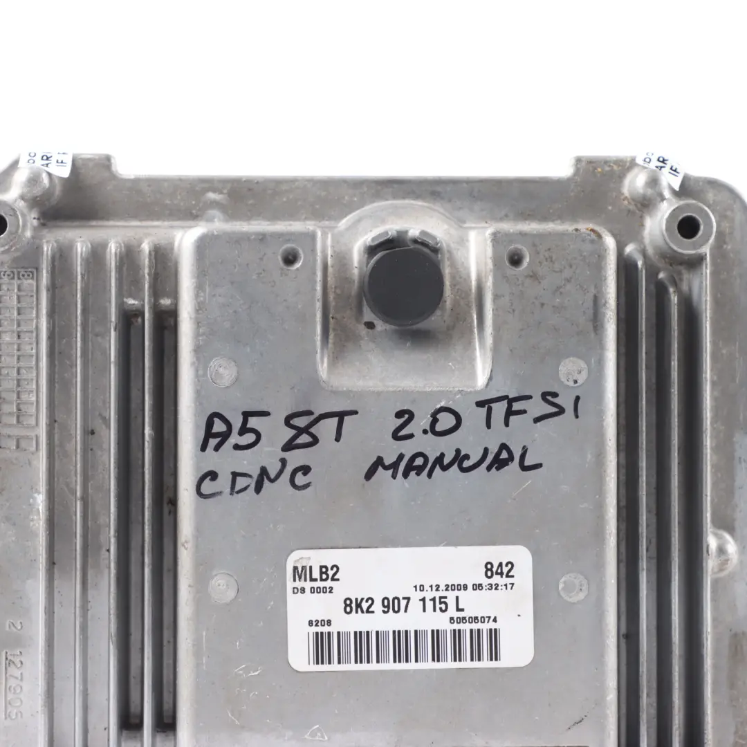 Audi A4 B8 A5 8T 8K 2.0 TFSI CDNC 211HP Engine Control ECU - SKU 8K2907115L - Part number 8K2907115L