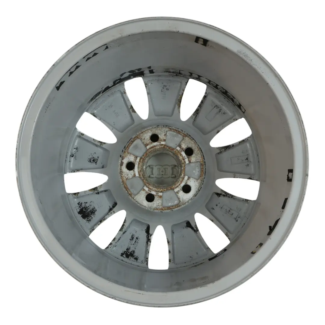 Audi A3 8P Silver Wheel Alloy Rim 16" 6,5J ET:50 9-Spoke - SKU 8P0601025AA-4 - Part number 8P0601025AA