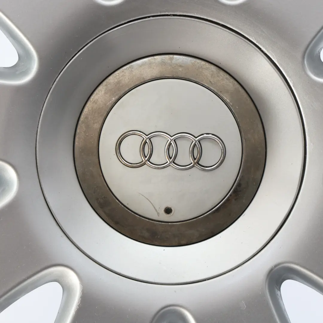 Alloy Rim 16" 6,5J ET:50 9-Spoke to Audi A3 8P Silver Wheel with Part number 8P0601025AA Audi A3 8P Silver Wheel Alloy Rim 16" 6,5J ET:50 9-Spoke - SKU 8P0601025AA-4 - Part number 8P0601025AA