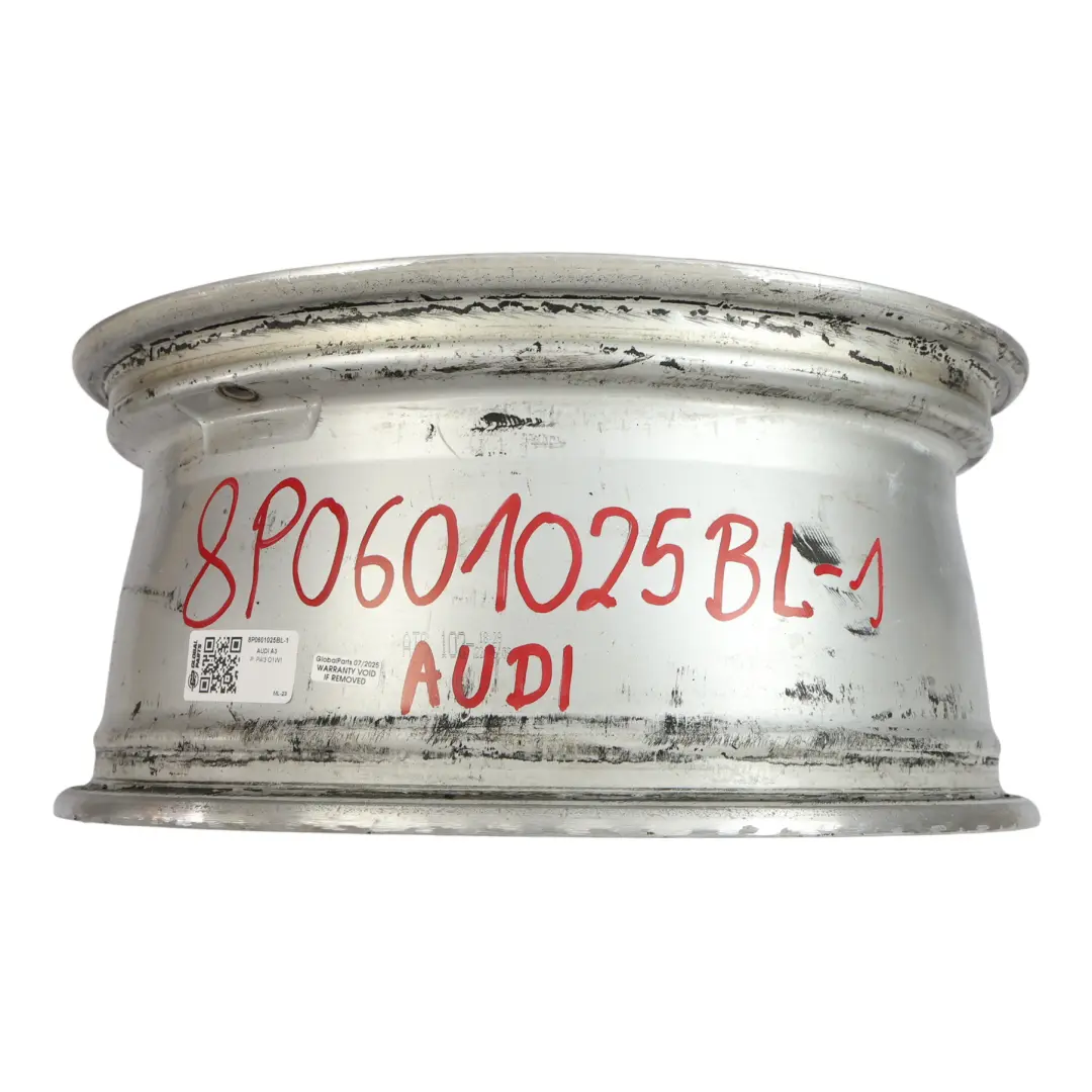 Audi A3 8P Silver Wheel Alloy Rim 17" 7,5J ET:56 Star Spoke - SKU 8P0601025BL-1 - Part number 8P0601025BL