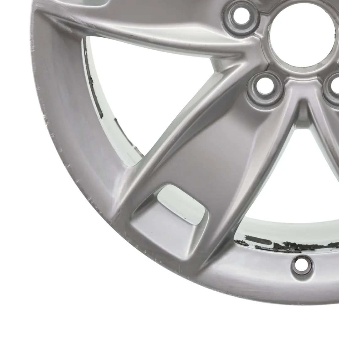 Audi A3 8P Silver Wheel Alloy Rim 17" 7,5J ET:56 Star Spoke - SKU 8P0601025BL-1 - Part number 8P0601025BL