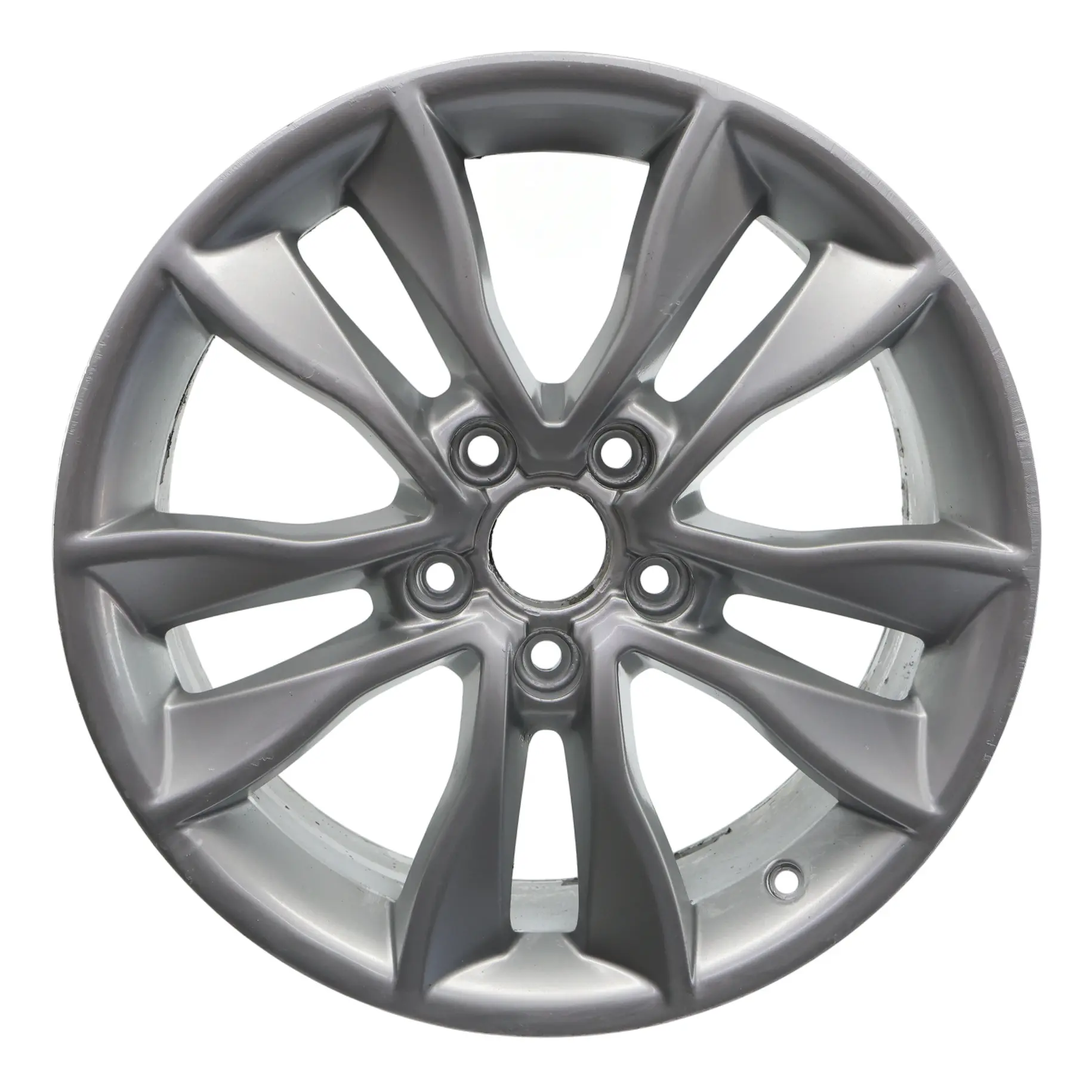 Audi A3 8P Silver Wheel Alloy Rim 17" 7,5J ET:56 Star Double Spoke 8P0601025CC