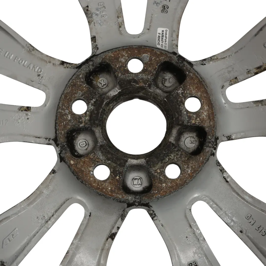 Audi A3 8P Silver Wheel Alloy Rim 17" 7,5J ET:56 Star Double Spoke - SKU 8P0601025CC-1 - Part number 8P0601025CC