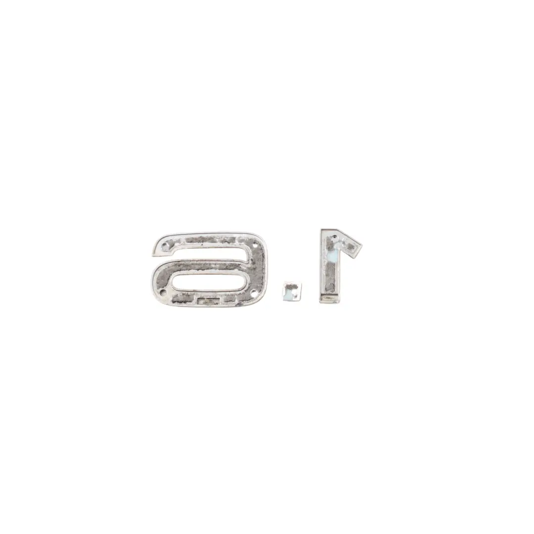 Boot Tailgate Badge Emblem Lettering Chrome to Audi A3 8P 1.6 Rear with Part number 8P0853743 Audi A3 8P 1.6 Rear Boot Tailgate Badge Emblem Lettering Chrome - SKU 8P0853743 - Part number 8P0853743