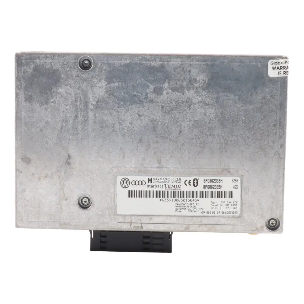 Bluetooth Interface Phone Conectivity Control Module to Audi A4 B7 with Part number 8P0862335H Audi A4 B7 Bluetooth Interface Phone Conectivity Control Module - SKU 8P0862335H-1 - Part number 8P0862335H