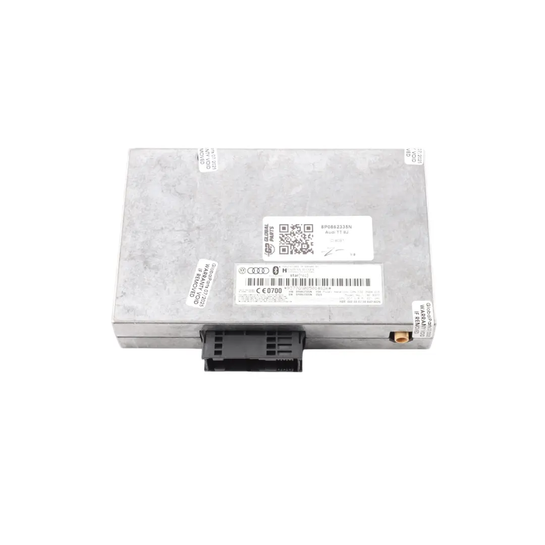 Módulo Control Interface Bluetooth Harman Becker ECU para Audi A3 8P TT 8J con número de pieza 8P0862335N Audi A3 8P TT 8J Módulo Control Interface Bluetooth Harman Becker ECU - SKU 8P0862335N - Número de pieza 8P0862335N