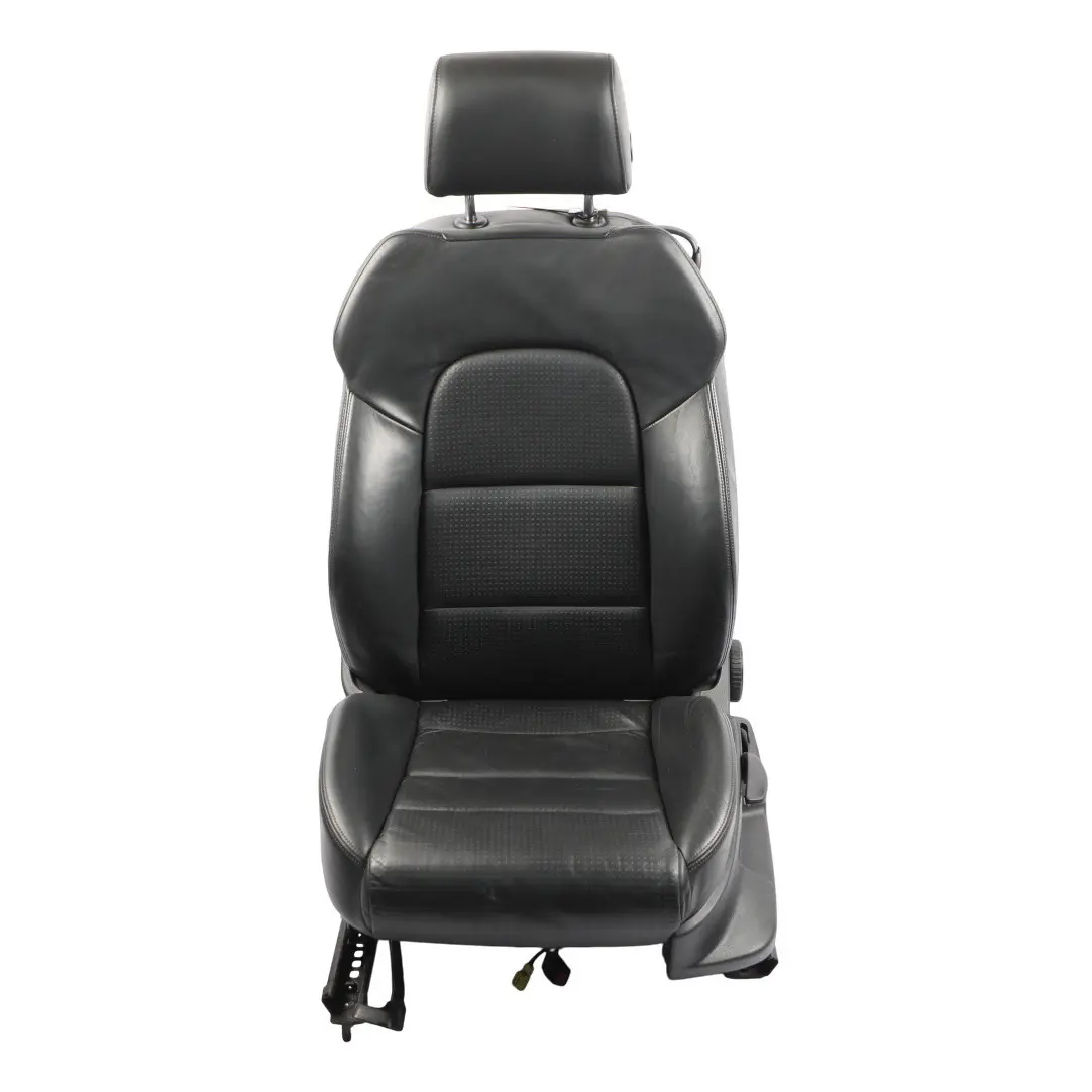 Audi A3 8P 3 Door Front Seat Heated S-Line Leather Soul Black Left N/S