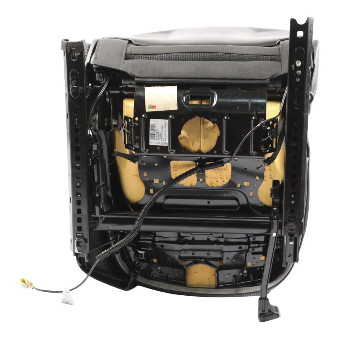 Audi A3 8P 3D Sitz Vorne Links Interieur Stoff Schwarz Silber - SKU 8P0881805CK - Teilenummer 8P0881805CK