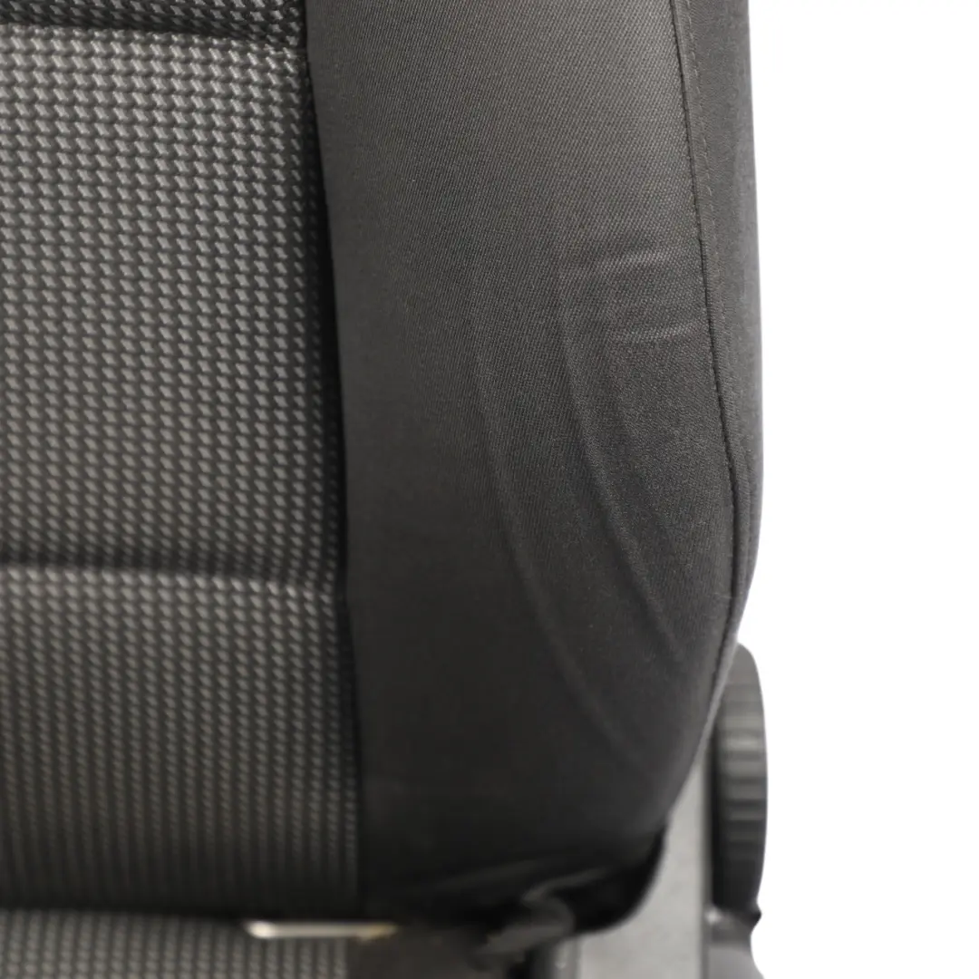 Audi A3 8P 3D Seat Front Left N/S Interior Cloth Fabric Black Silver - SKU 8P0881805CK - Part number 8P0881805CK