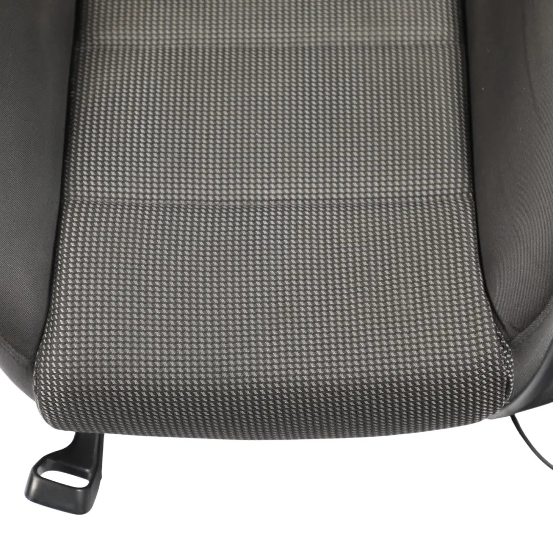 Audi A3 8P 3D Seat Front Left N/S Interior Cloth Fabric Black Silver - SKU 8P0881805CK - Part number 8P0881805CK