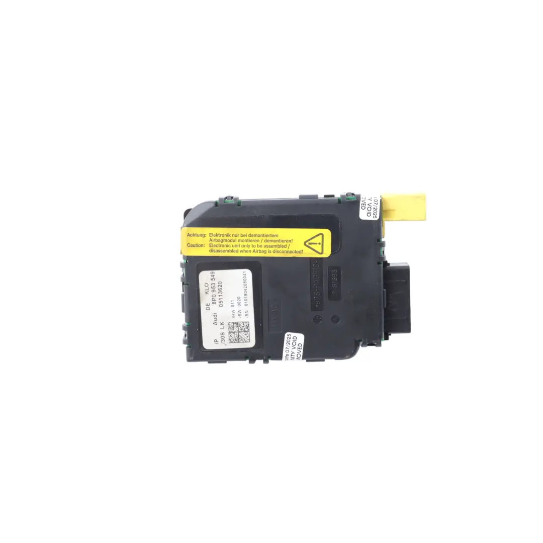 Steering Module Control Unit ECU to Audi A3 8P with Part number 8P0953549 Audi A3 8P Steering Module Control Unit ECU - SKU 8P0953549 - Part number 8P0953549