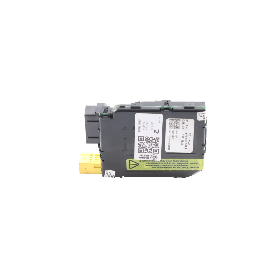 Audi A3 8P Lenkrad Position Winkel Sensor Steuergerät Modul - SKU 8P0953549F - Teilenummer 8P0953549F