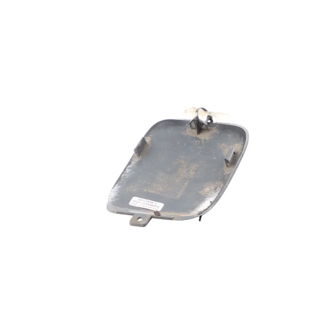 Bumper Towing Eye Hook Cover Trim Brilliant Black Metallic Y9B to Audi A3 8P Rear with Part number 8P4807441 Audi A3 8P Rear Bumper Towing Eye Hook Cover Trim Brilliant Black Metallic Y9B - SKU 8P4807441-BBL - Part number 8P4807441