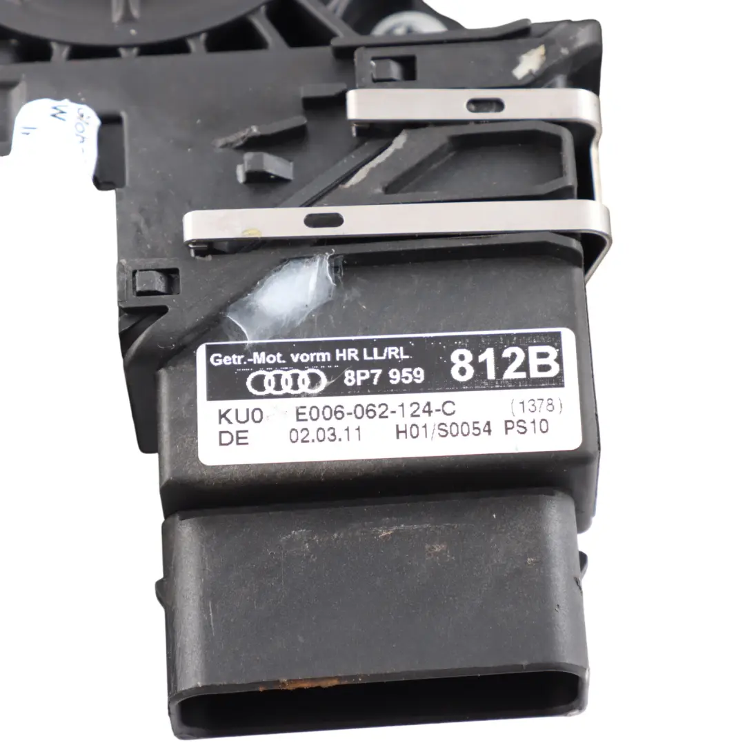 Window Lifter Regulator Mechanism Rear Right O/S to Audi A3 8P Cabrio with Part number 8P7839398D Audi A3 8P Cabrio Window Lifter Regulator Mechanism Rear Right O/S - SKU 8P7839398D - Part number 8P7839398D